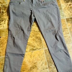 Michael Kors Gray Zippered Pants